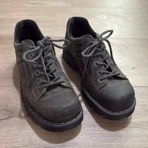 Dr. Martens Lexington Lace Up Leather Oxford Shoe 9 PC080 Buckle